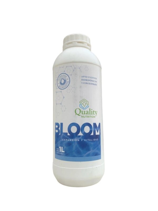 Nutrientes Hidroponia Quality Nutrition Bloom 1L - Imagen 2