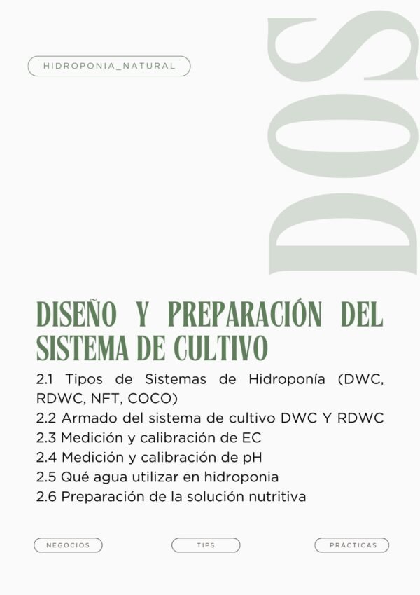 Curso de cultivo de cannabis en hidroponía profesional - Imagen 3