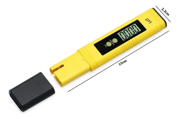 Medidor de pH digital barato amarillo economico