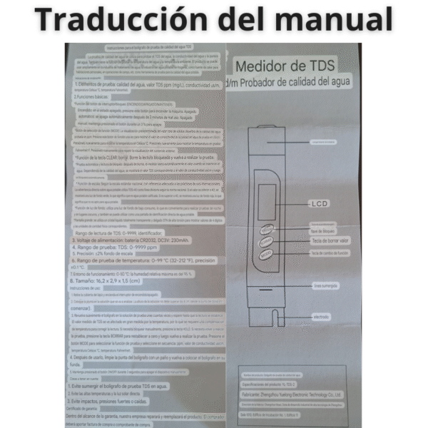 Medidor EC TDS ppm y temperatura profesional para cultivadores exigentes - Imagen 3