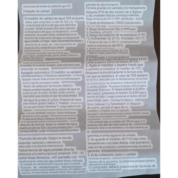Medidor EC TDS ppm y temperatura profesional para cultivadores exigentes - Imagen 4