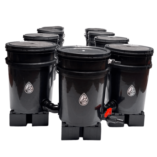 Sistema de hidroponia RDWC 8.1 20l 120x240 cm