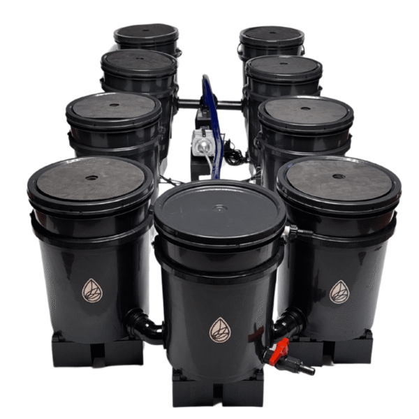 Sistema de hidroponia RDWC 8.1 20l 120x240 cm
