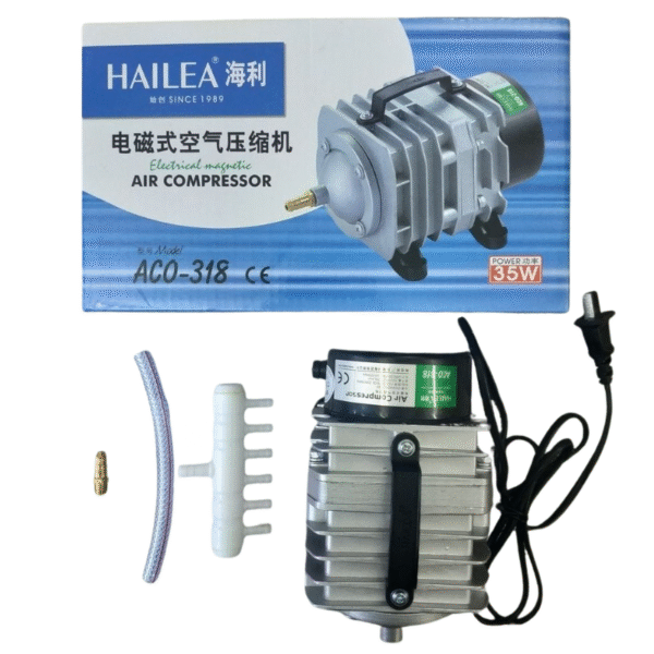 Aireador Profesional ACO-318 35W 70L/min Alto Caudal para Hidroponia