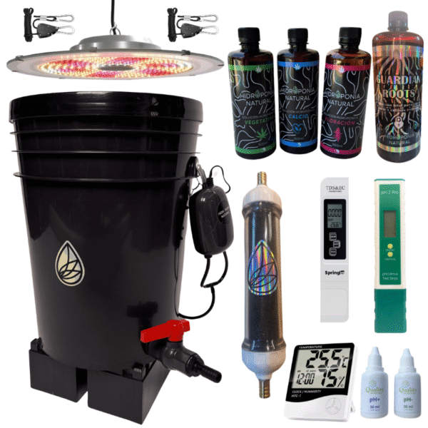 Kit de cultivo hidroponico completo 60x60 Profesional