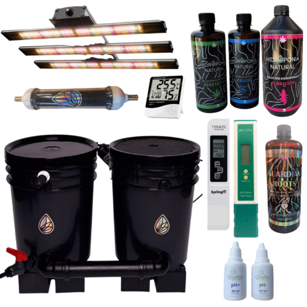 Kit de cultivo hidroponico completo 80x80 Profesional