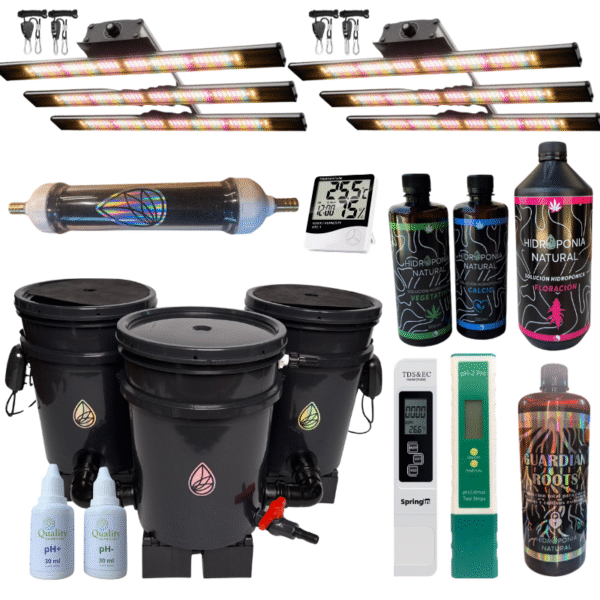 Kit de cultivo hidroponico completo 100x100 Profesional