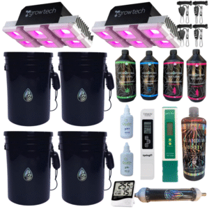 Kit de cultivo hidroponico completo 120x120 económico