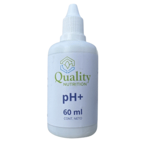 PH+ 60ml Quality Nutrition para Aumentar el pH del Agua en Hidroponia