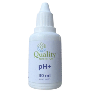 PH+ 30ml Quality Nutrition para Aumentar el pH del Agua en Hidroponia
