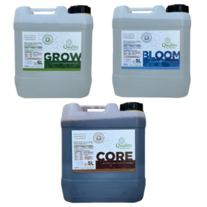 Kit Nutrientes Hidroponia Quality Nutrition 5l Core Grow Bloom